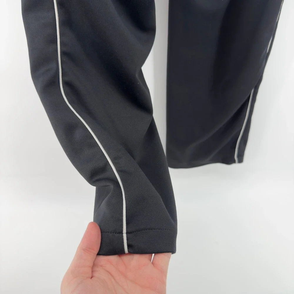 Nike Regular Fit Knit Track‎ Pants Black Men L Pockets Elastic Waist Sweatpant